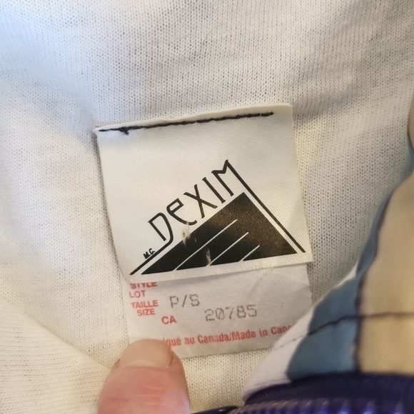 Vintage 1980s Oversized Windbreaker Bomber S - Picture 8 of 8